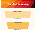 The Yes, And Journaling template